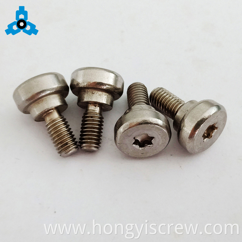 Pan Torx Socket Head Stainless Steel Shoulder Step Screws OEM Stock Support